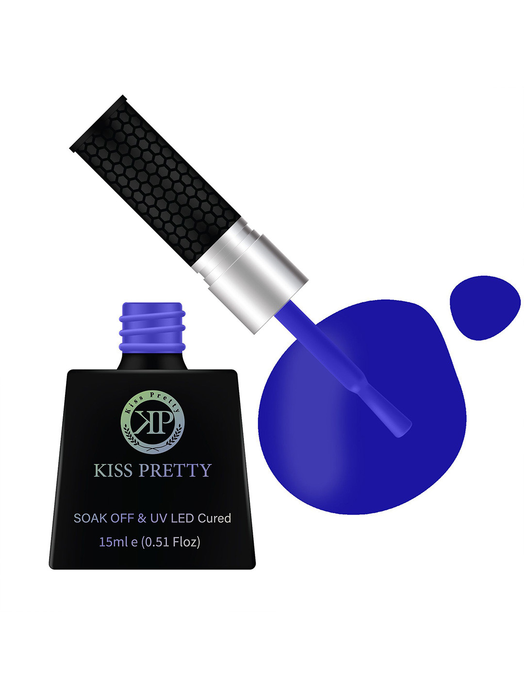 

Kiss pretty Soak Off & UV LED Cured Nail Polish - Shade - 10 - 15 ml, Blue