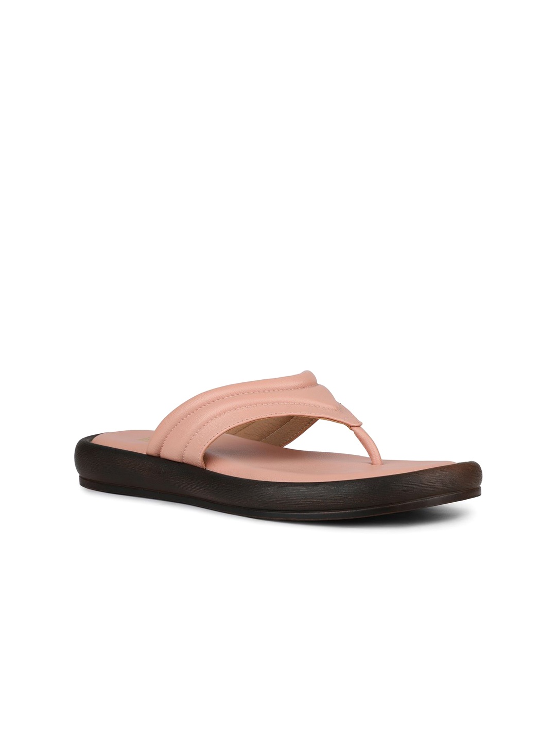 

Inc 5 Women Textured Open Toe Flats, Peach