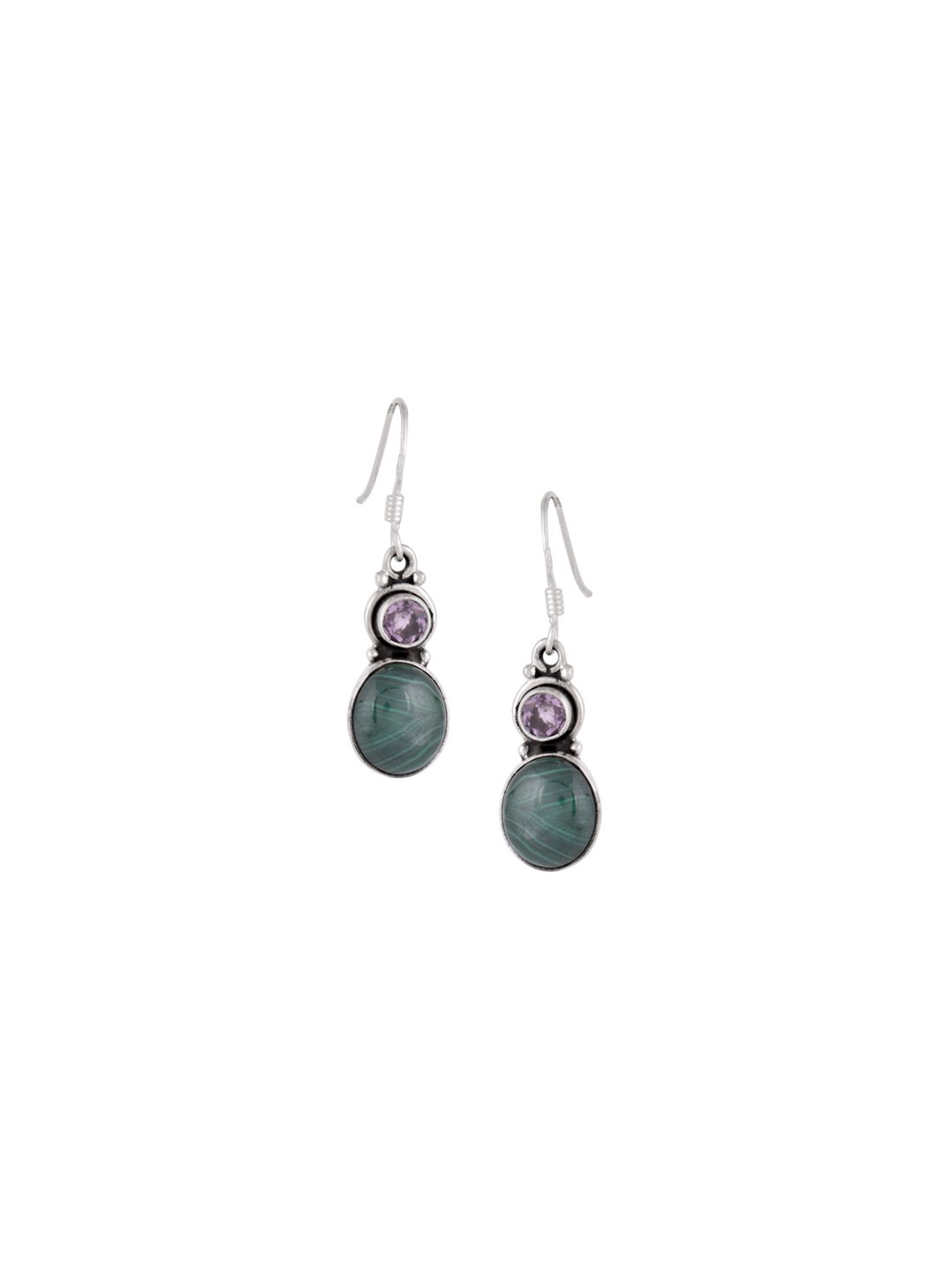 

Indianshelf 92.5 Sterling Silver Contemporary Drop Earrings