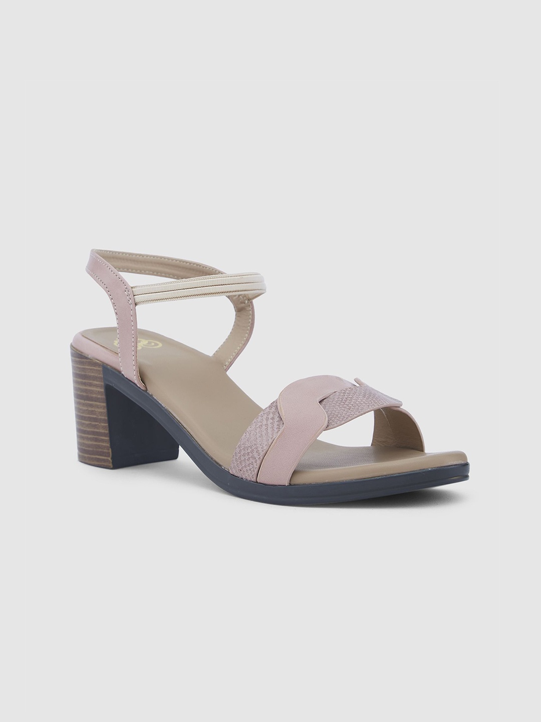 

Sole To Soul Printed Block Sandals, Pink