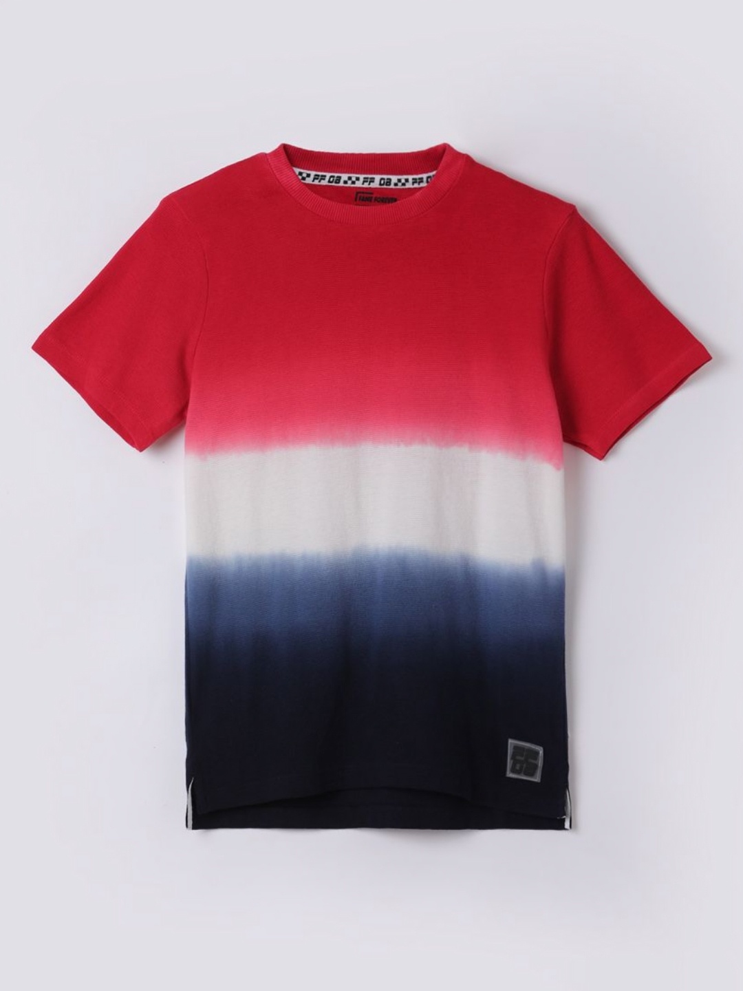 

Fame Forever by Lifestyle Boys Dry Fit Colourblocked Round Neck Cotton T-shirt, Red