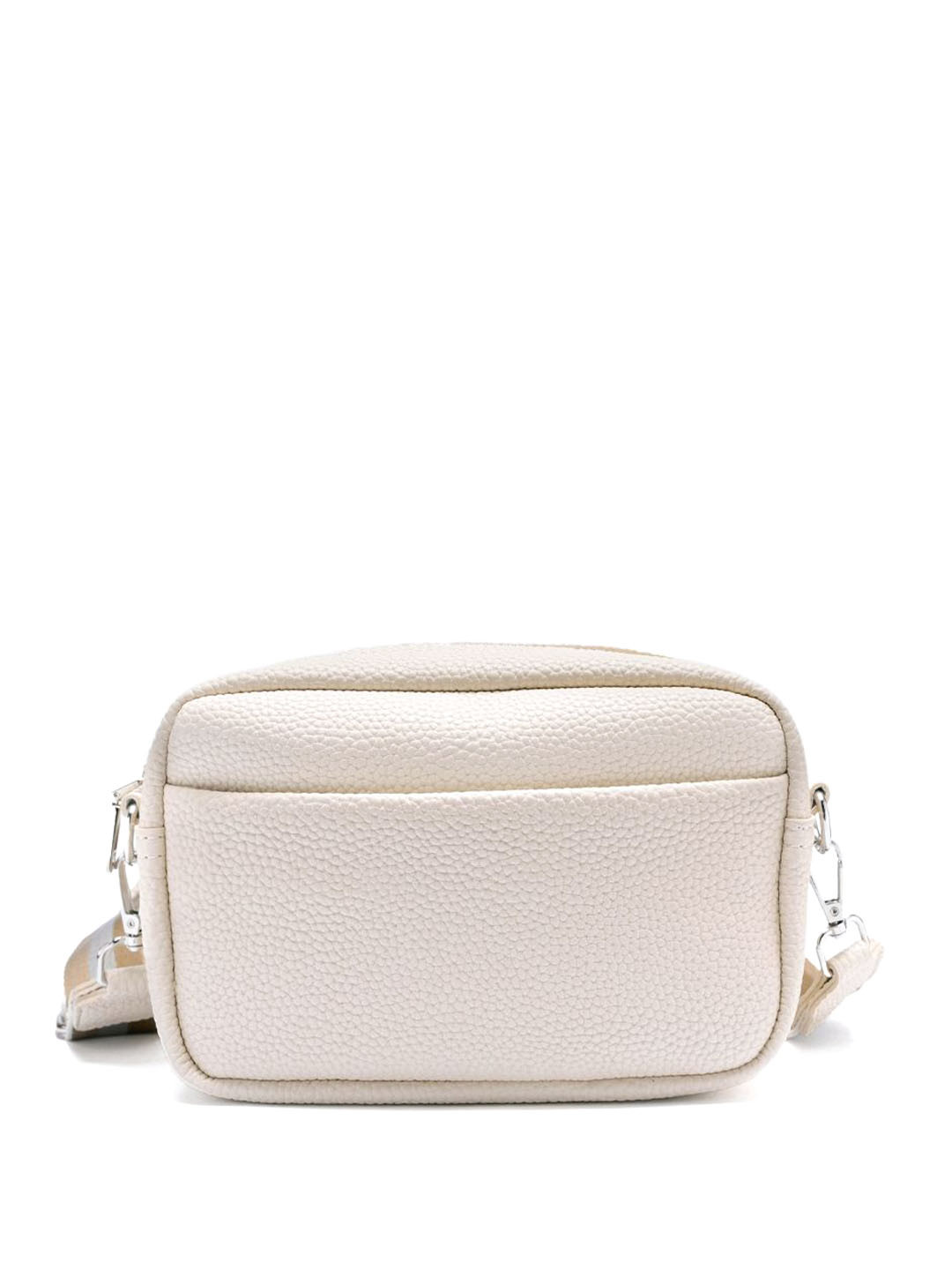 

SWASHAA Women Textured Sling Bag, Cream