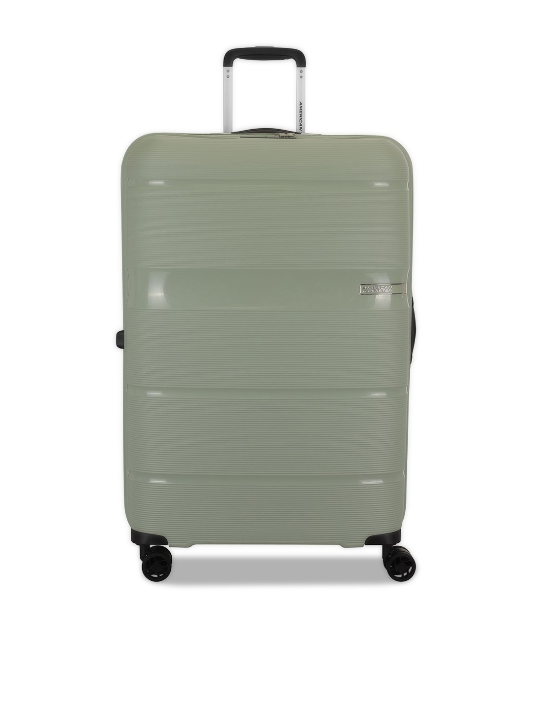 

AMERICAN TOURISTER Linex Textured Hard-Sided Trolley Bag, Khaki