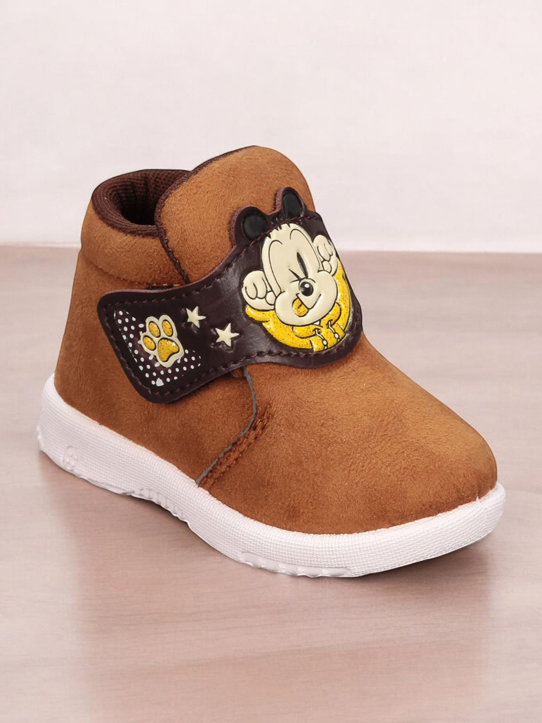 

Lil Lollipop Unisex Kids Colourblocked Slip-On Sneakers, Brown