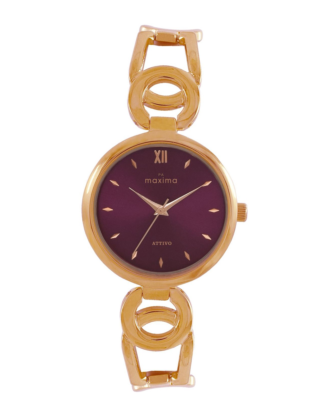 

maxima Women Dial & Straps Analogue Watch 68001BMLR, Purple