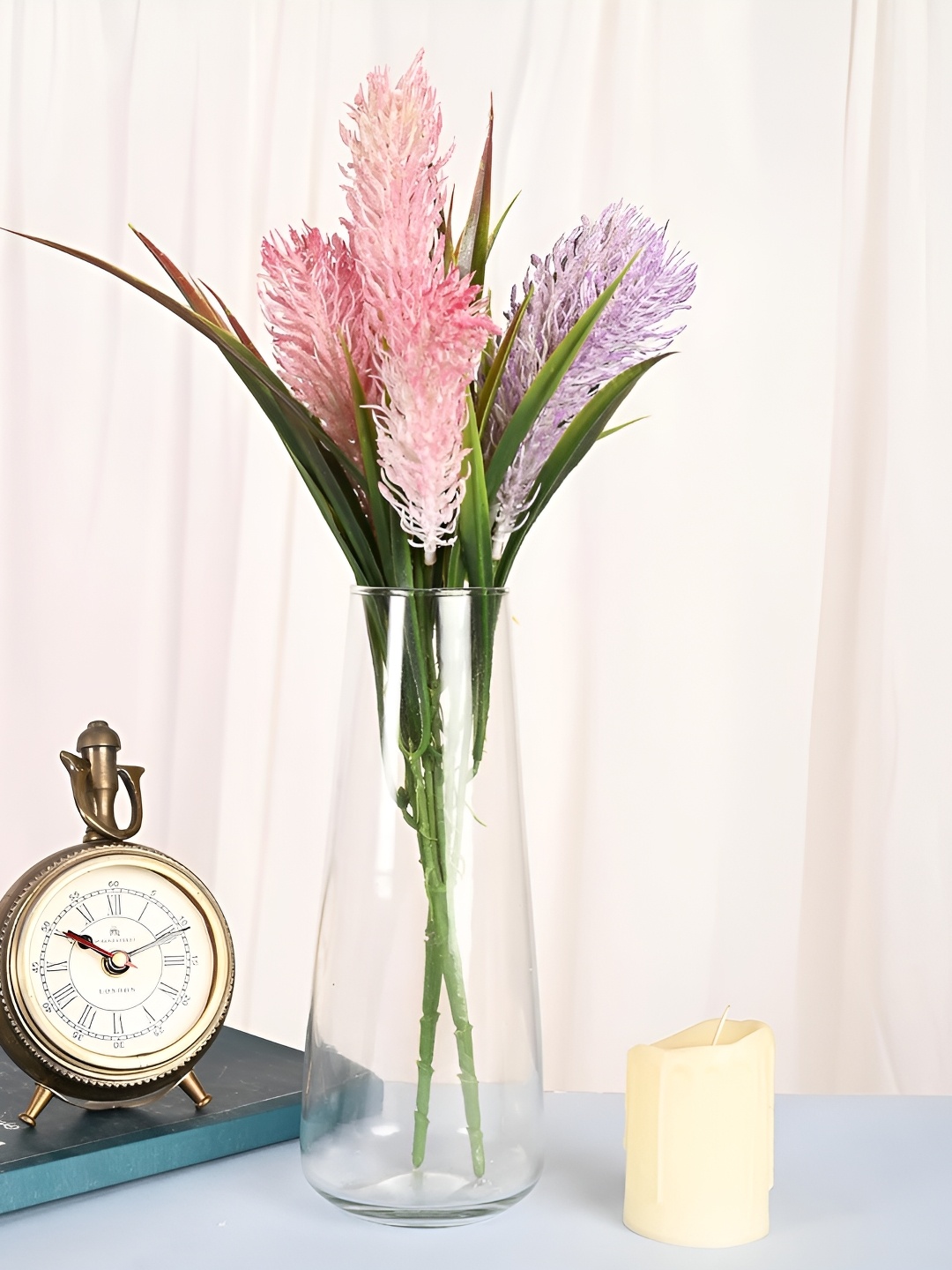 

Clovefry Transparent Glass Flower Vase