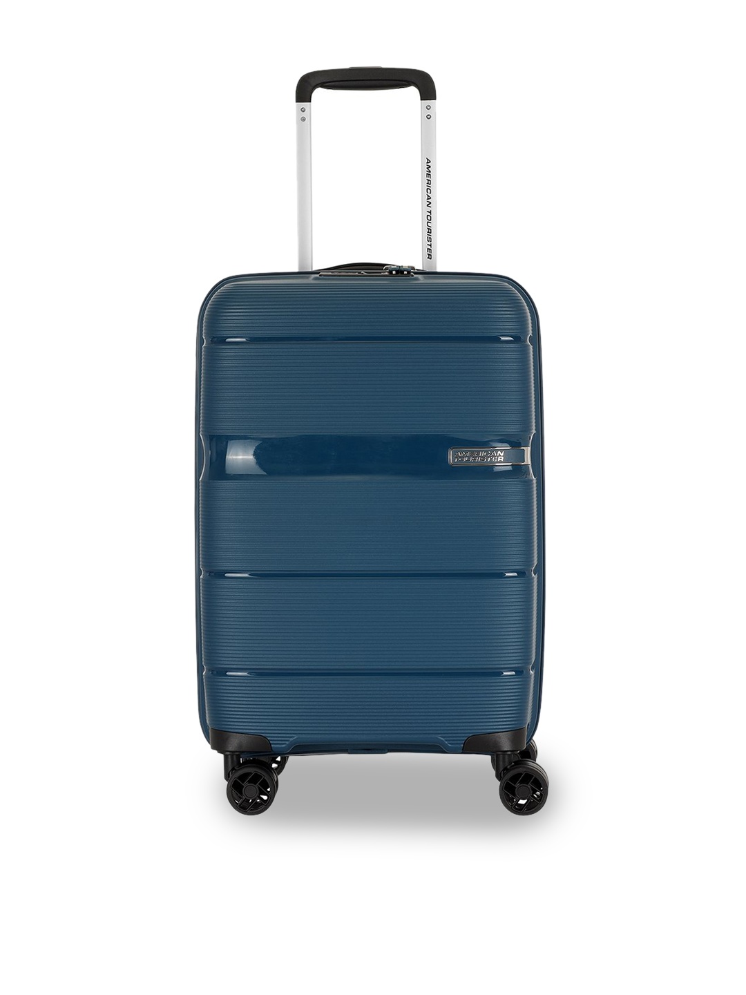 

AMERICAN TOURISTER Linex Hard-Sided Cabin Trolley Bag, Blue