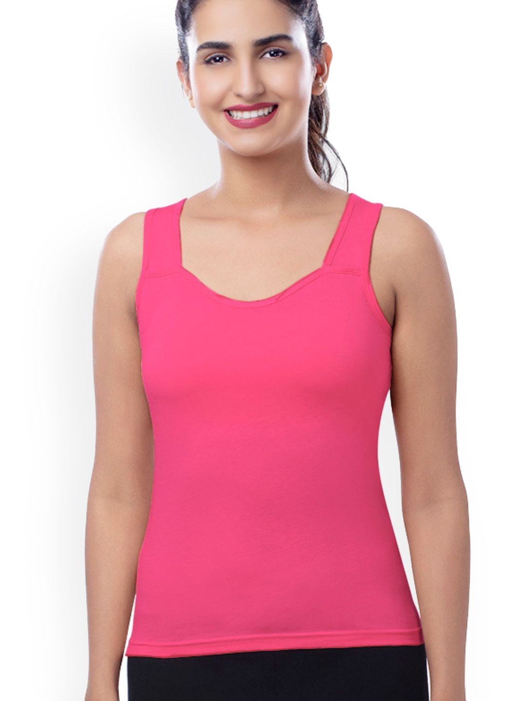 

BRIDA LADIES INNERWEAR Pure Cotton Non Padded Camisoles, Pink