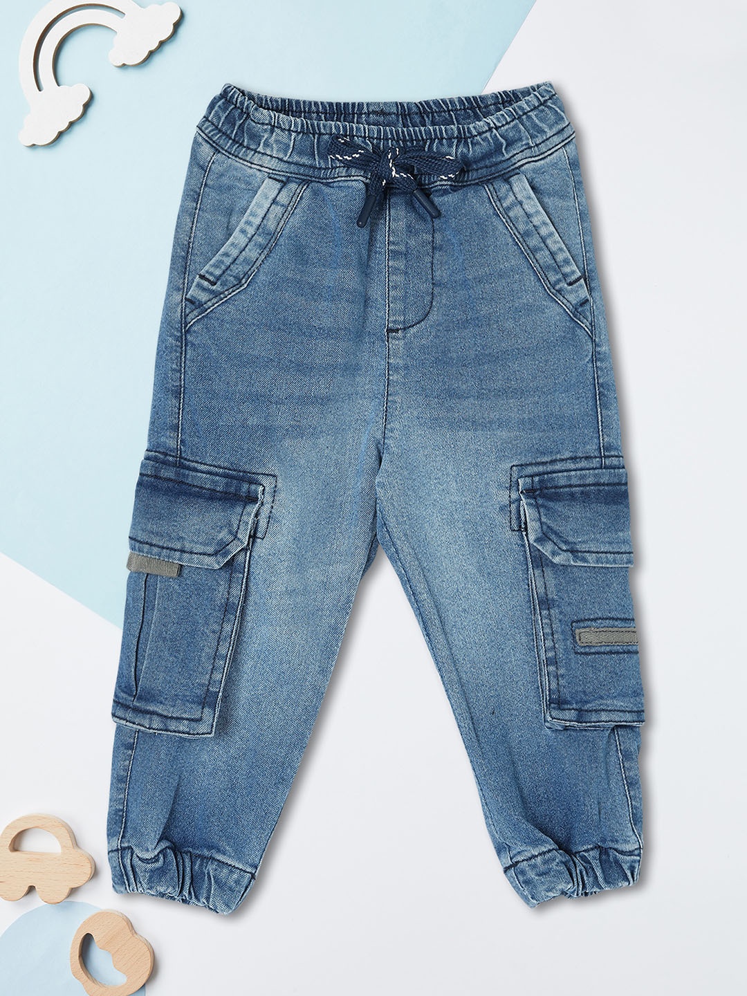 

max Boys Joggers Trousers, Blue