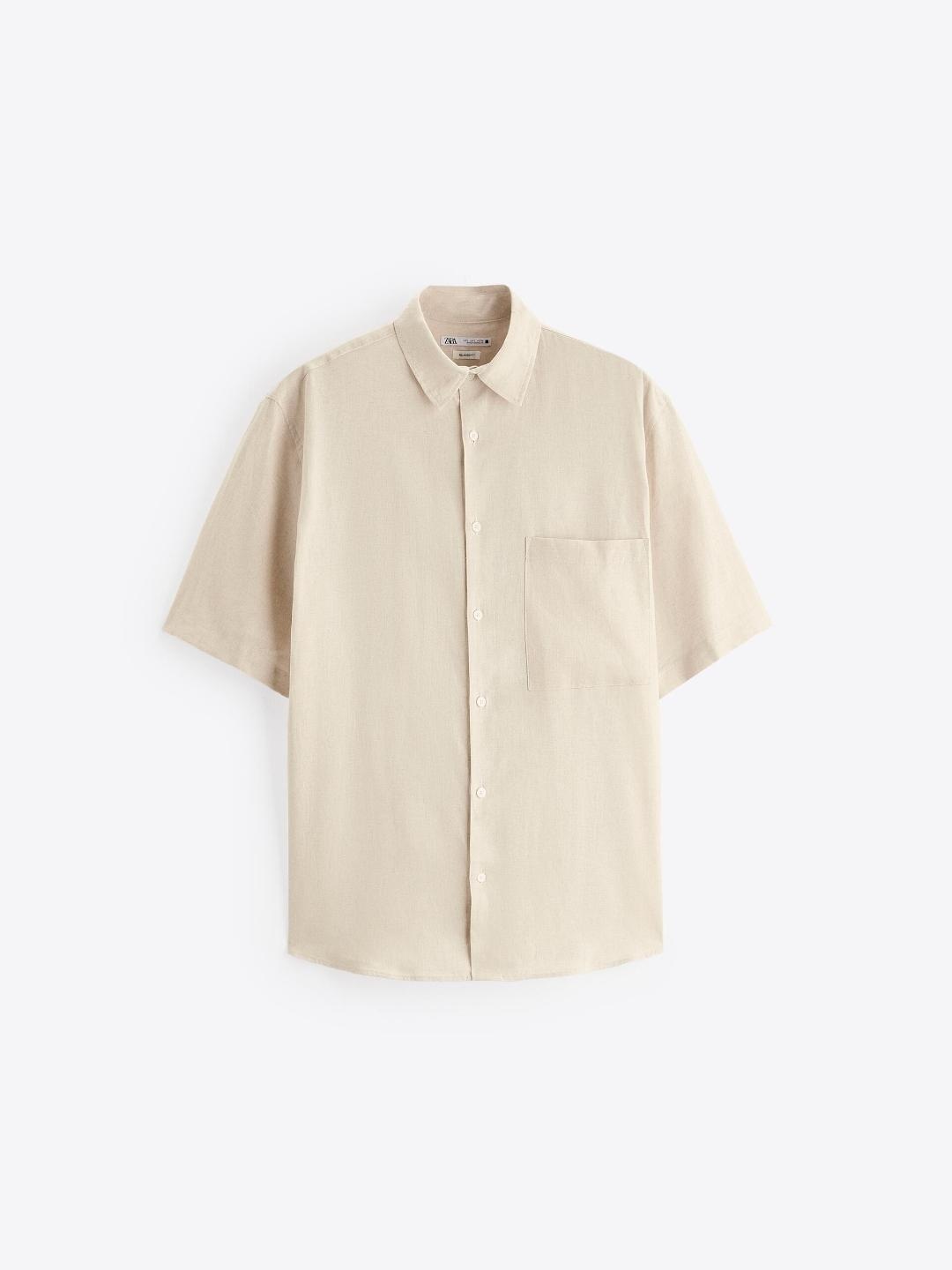 

ZARA Men Shirts, Beige