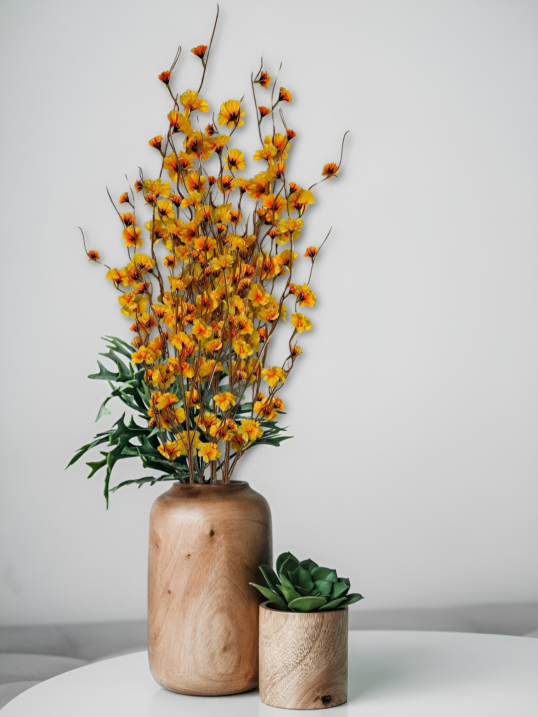 

ARTSY Yellow 1 Pieces Hanging Sunflower Artificial Flower
