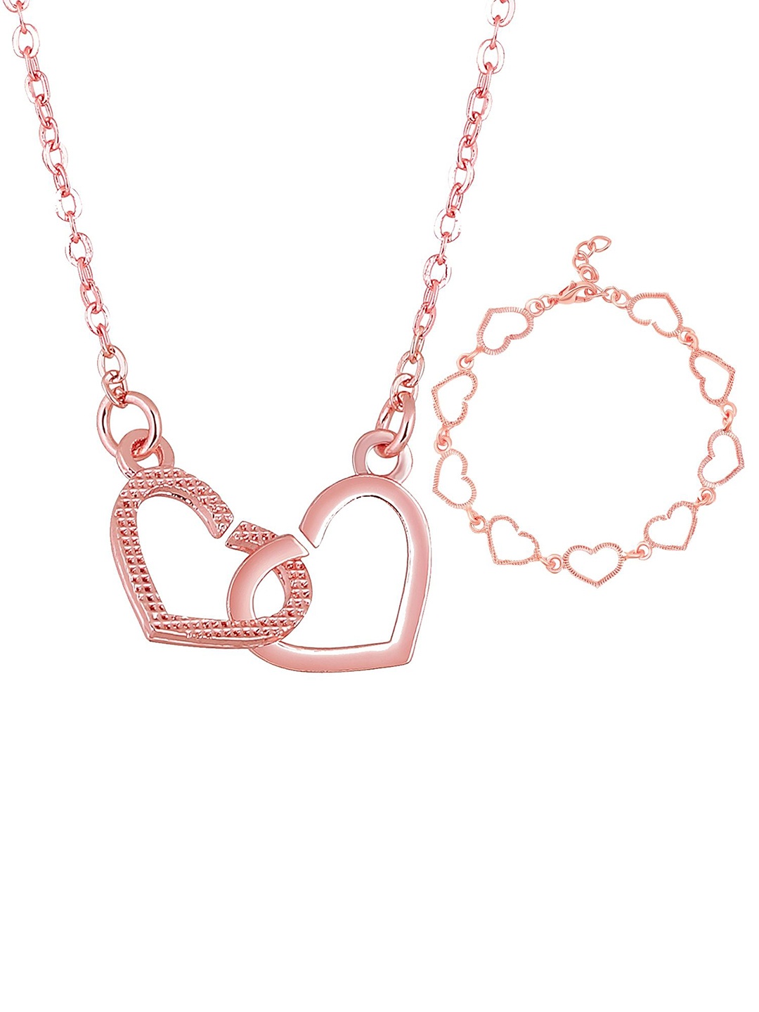 

Mahi Rose Gold-Plated Jewellery Set