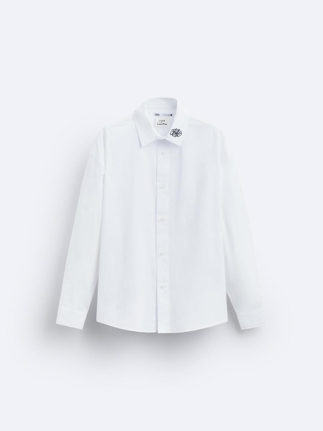 

ZARA Men White Shirts