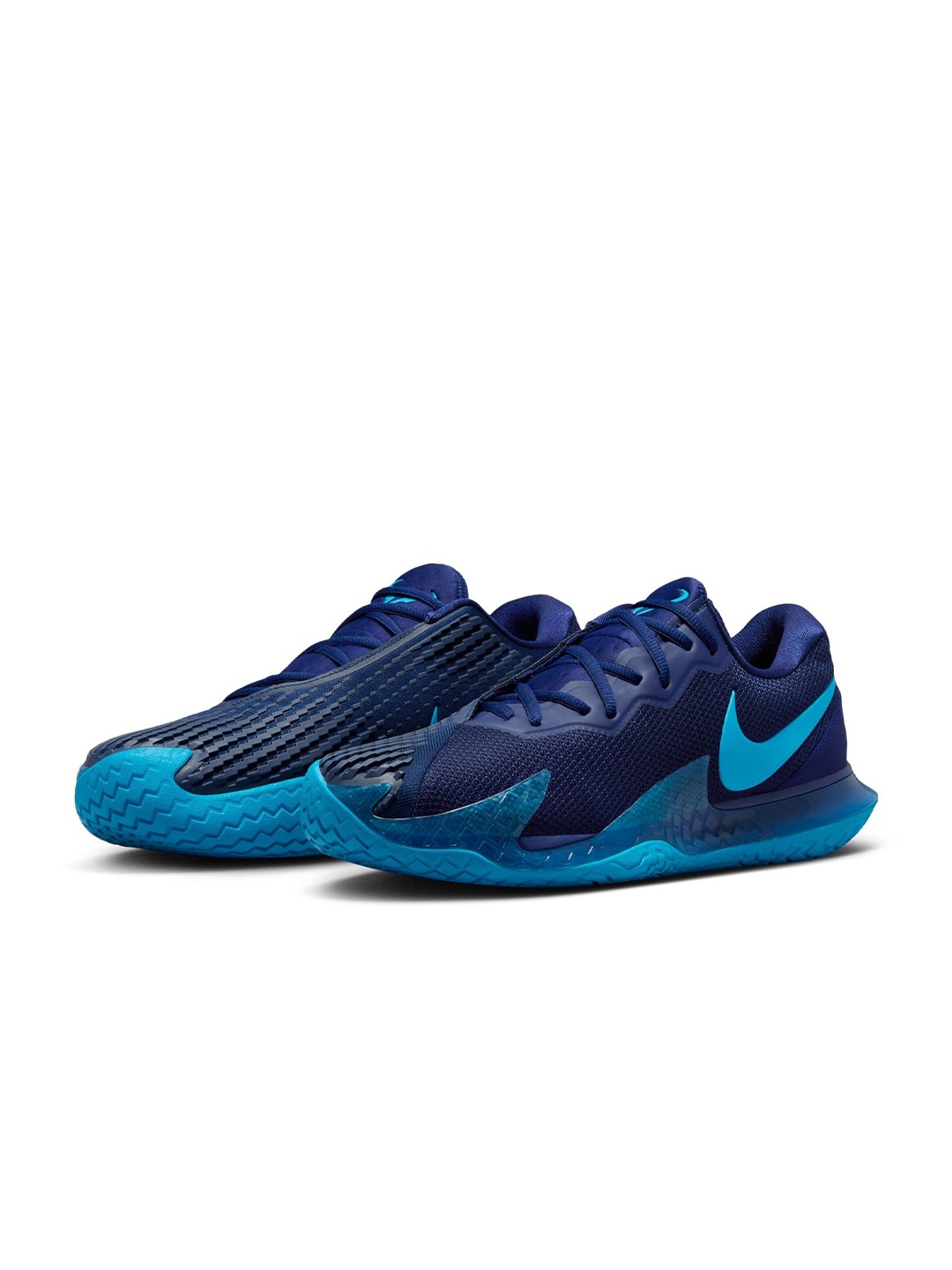 

Nike Men Court Zoom Vapor Cage 4 Rafa Lace-Ups Tennis Sports Shoes, Navy blue