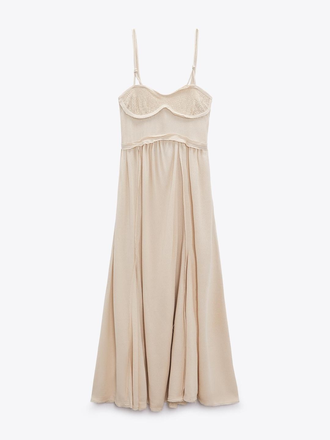 

ZARA Women Brown Dress
