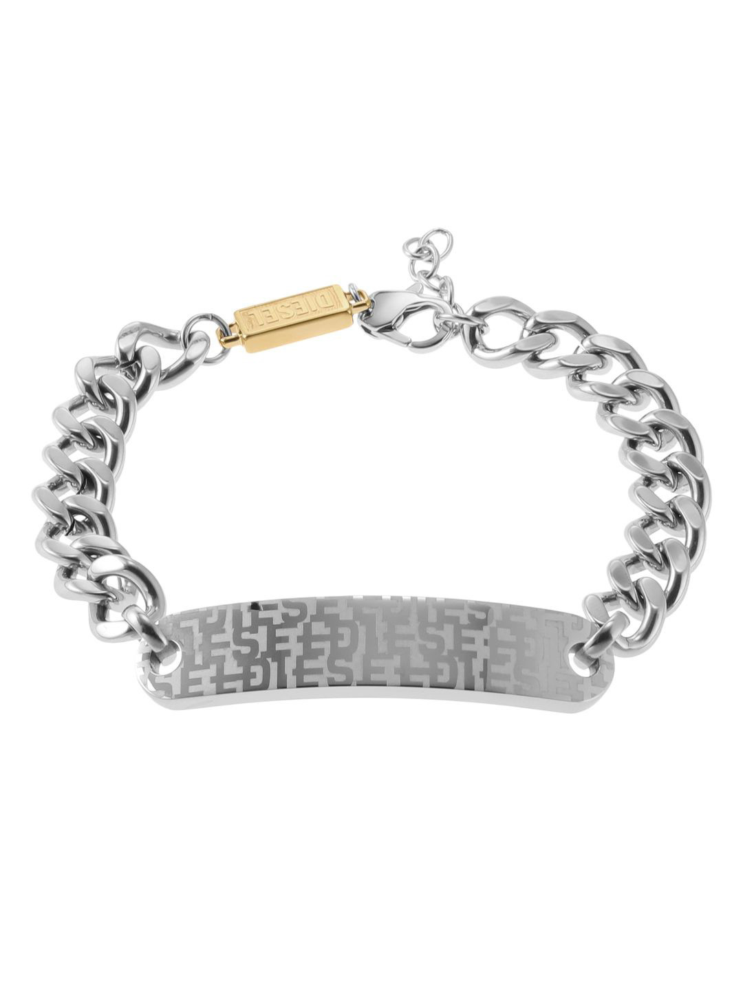 

DIESEL Men Stackables Link Bracelet, Silver