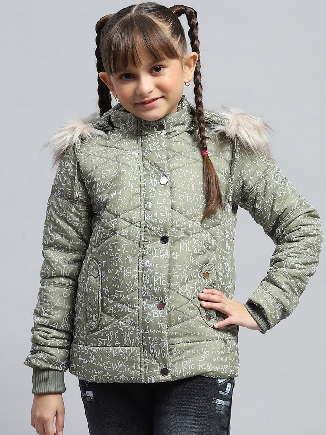 

Monte Carlo Girls Parka Jacket, Green