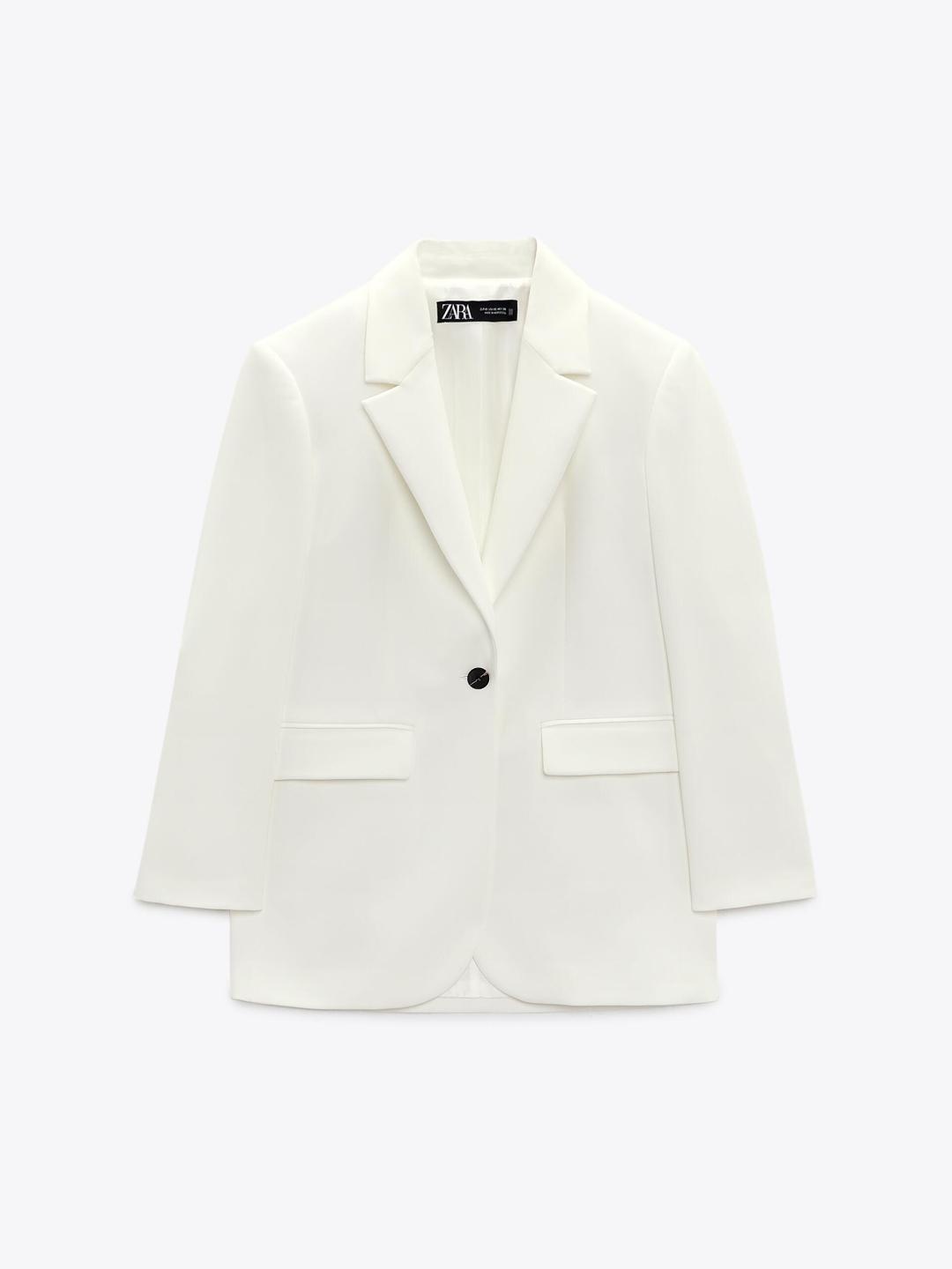 

ZARA Women White Blazer