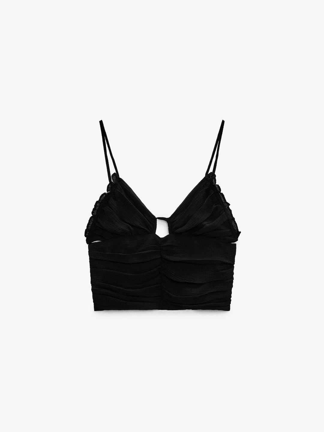 

ZARA Women Black Tops