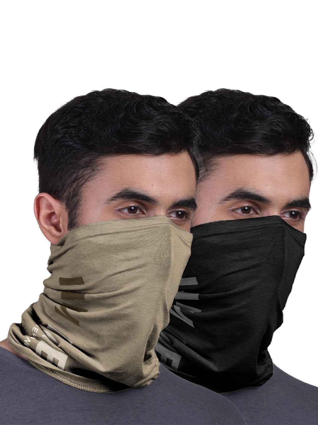 

FREECULTR Unisex Pack of 2 Bandana Headband, Black