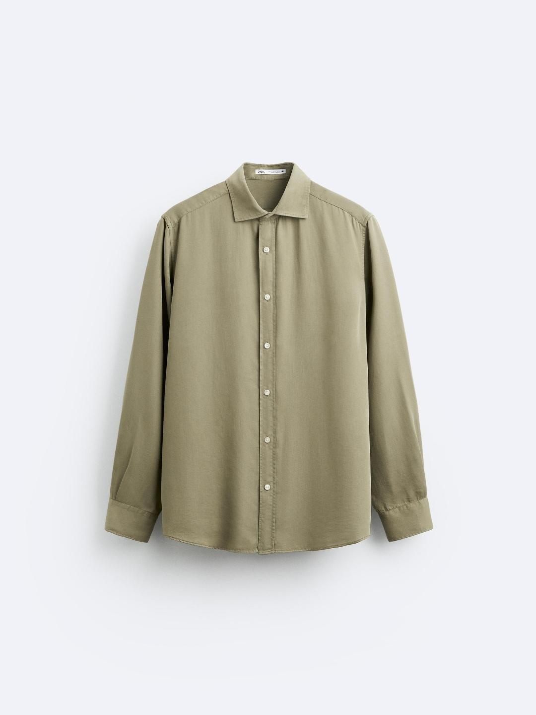 

ZARA Men Khaki Shirts