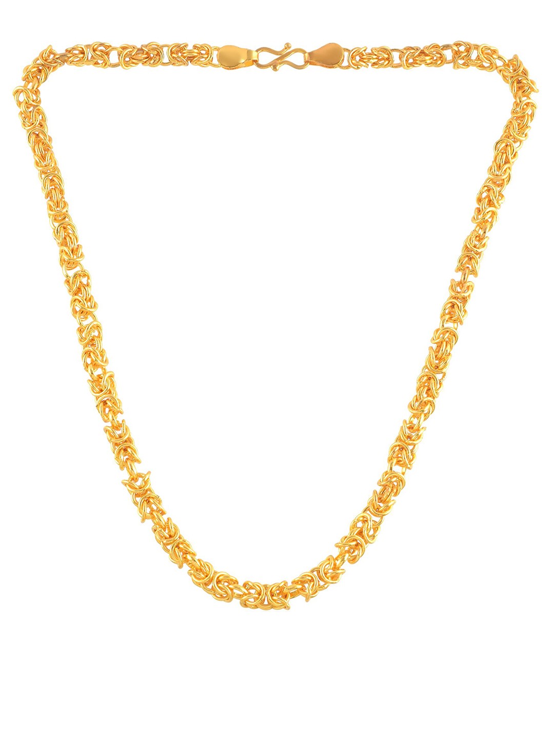 

MEMOIR Unisex Thick Heavy Twisted Charm Chain, Gold