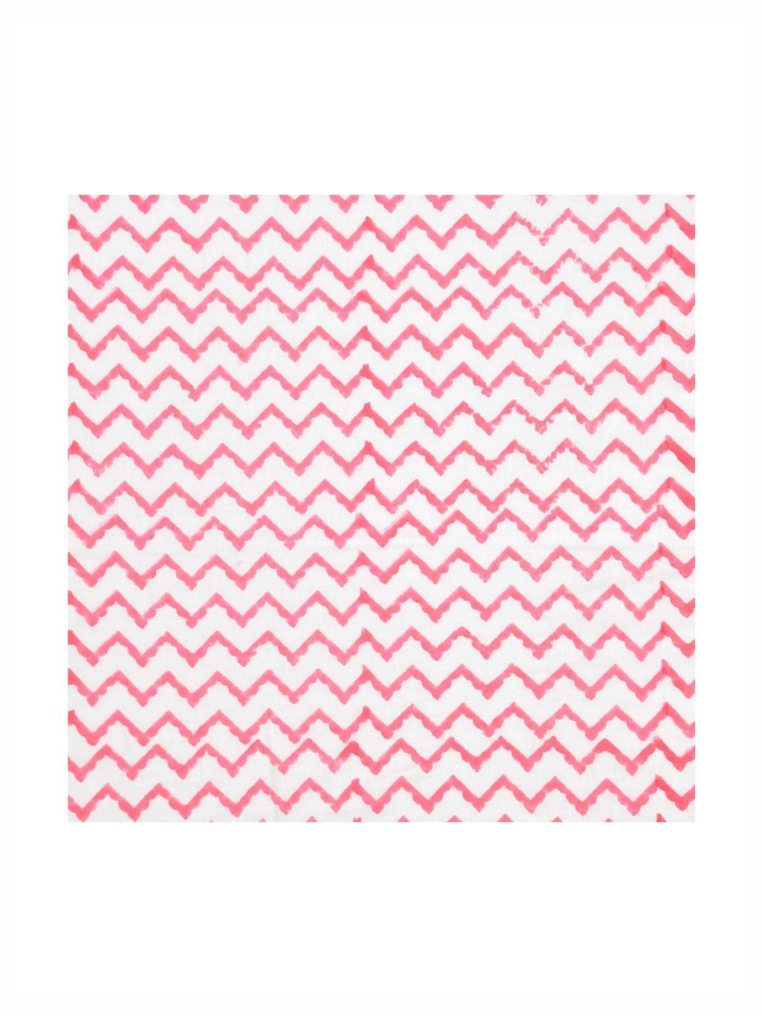 

Plarsh Comfort White & Pink Set of 2 Geometric Square Cushion Covers