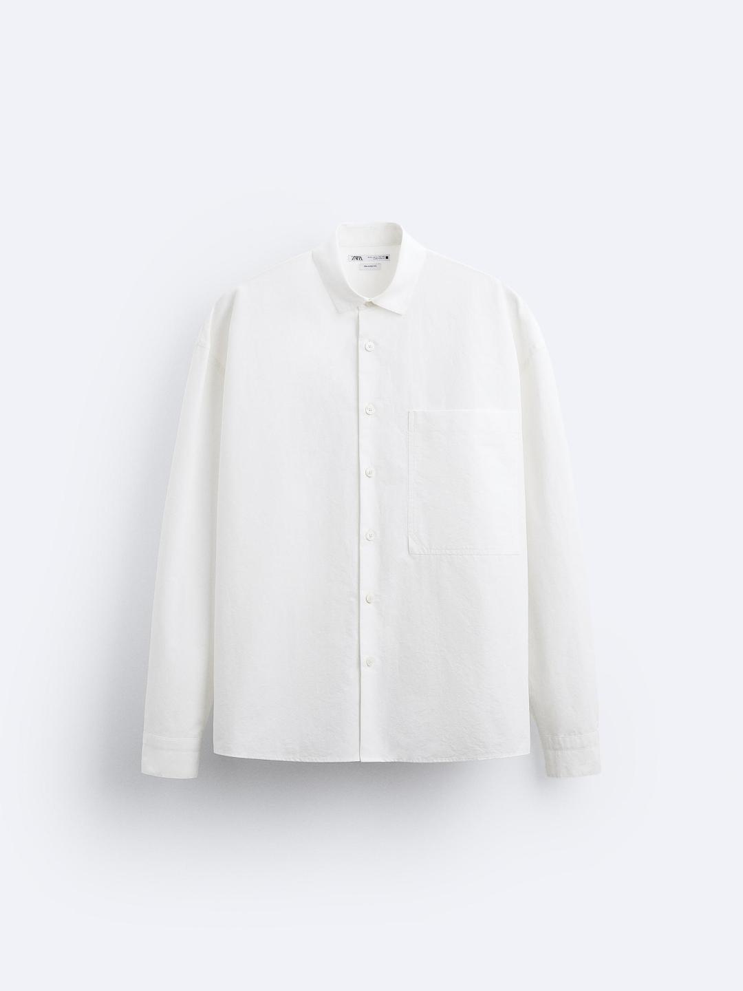 

ZARA Men White Shirts