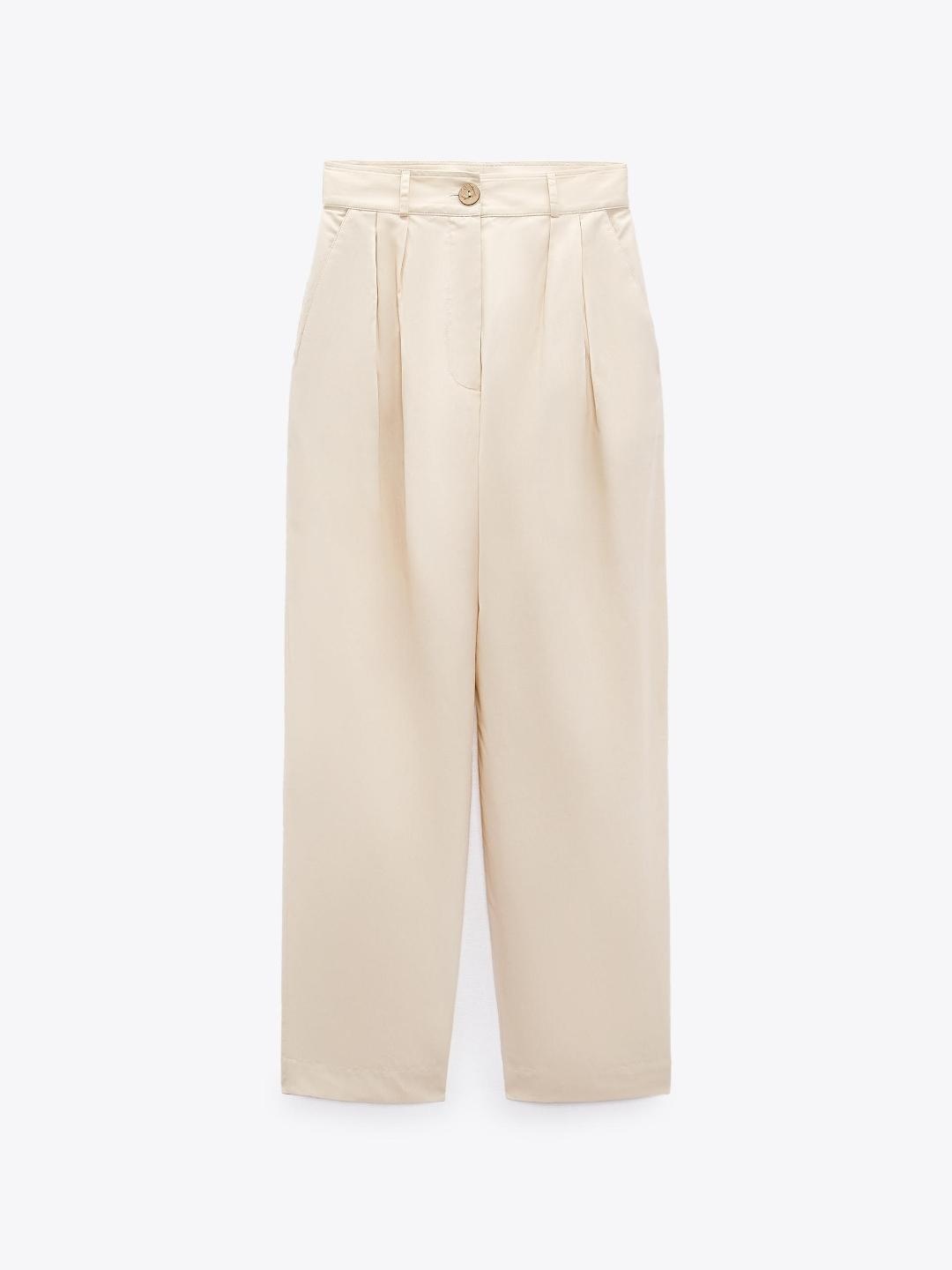 

ZARA Women Beige Trouser