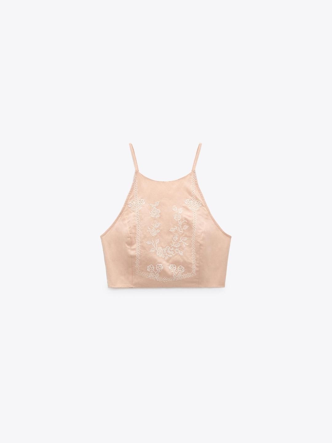 

ZARA Women Pink Top