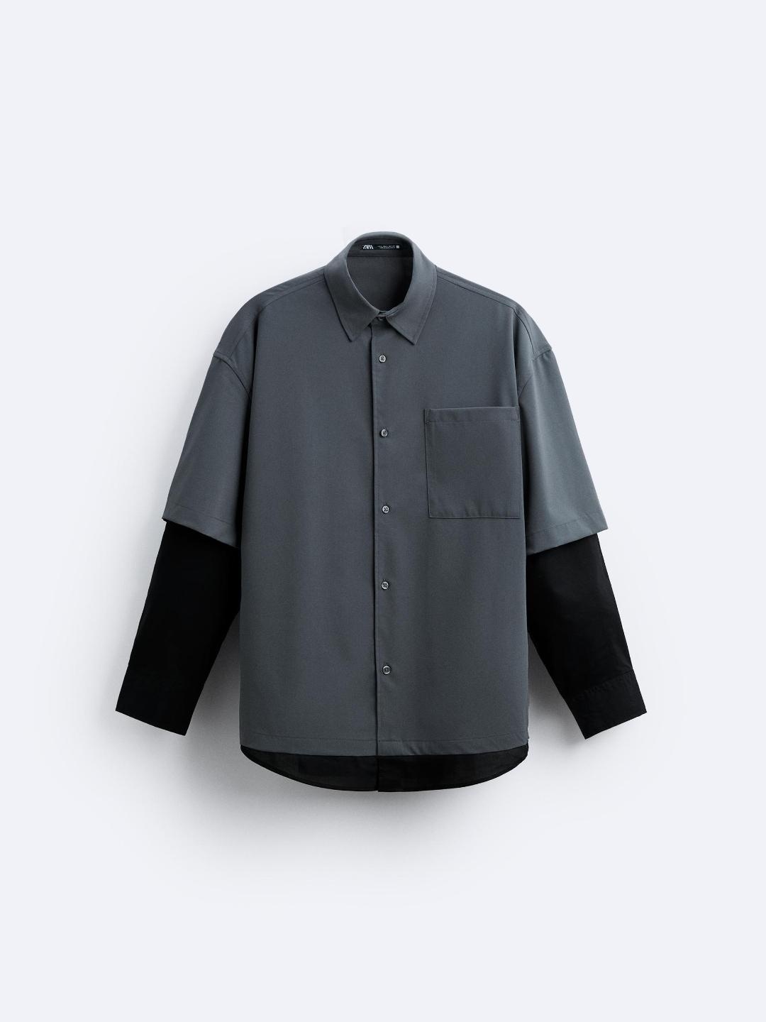 

ZARA Men Grey Shirts