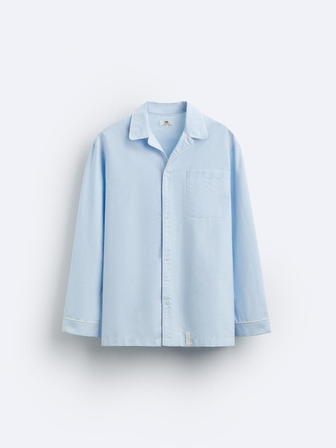 

ZARA Men Blue Shirts