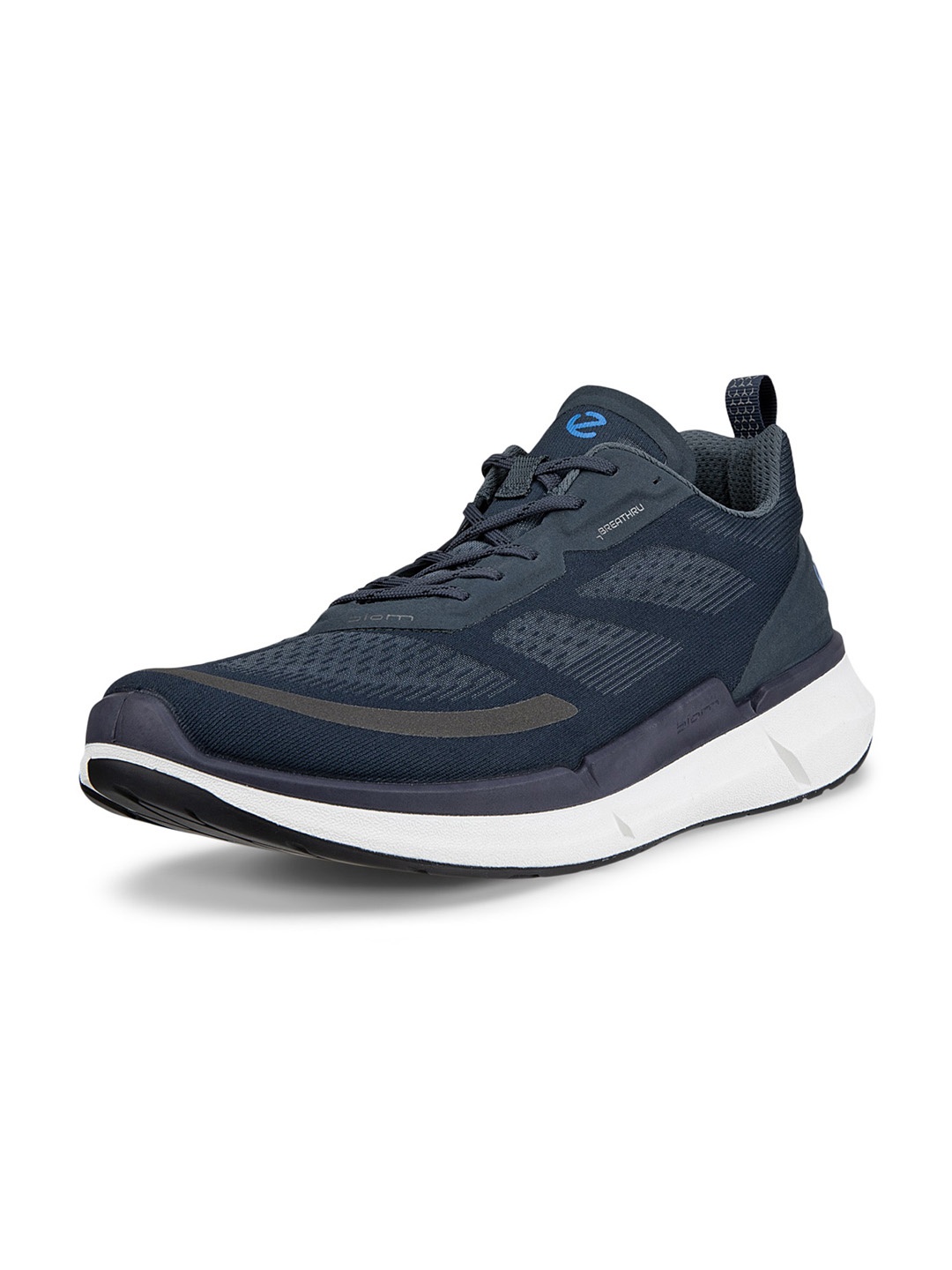 

ECCO Men Regular Lace-Up Casual Sneakers, Blue