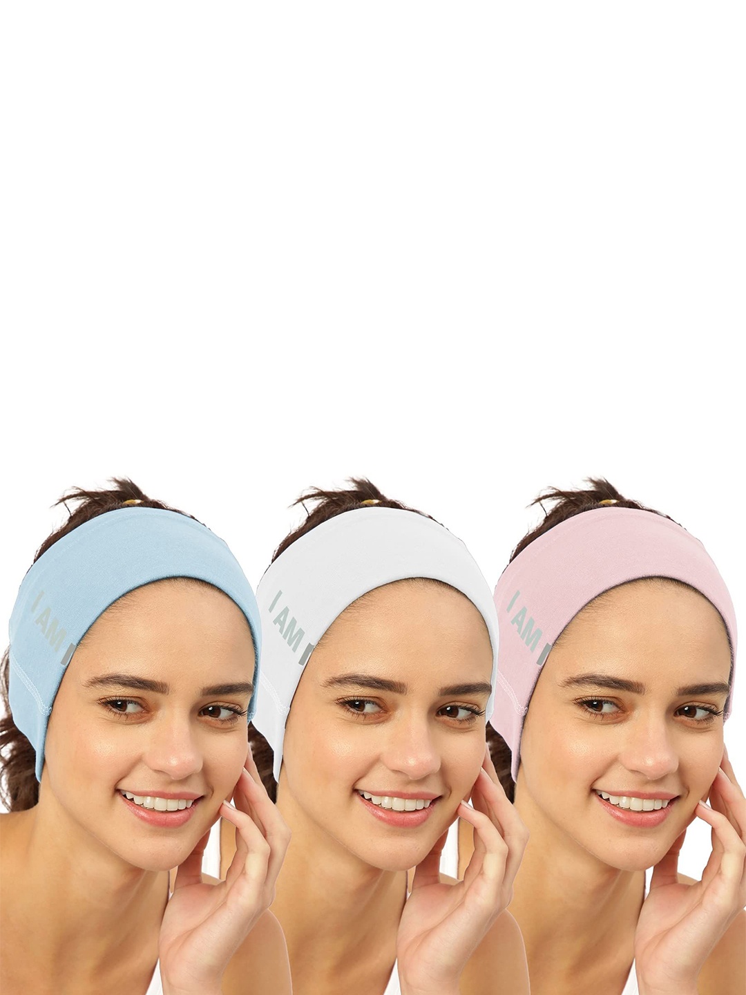 

FREECULTR Pack Of 3 Unisex Bandana Headband, Green