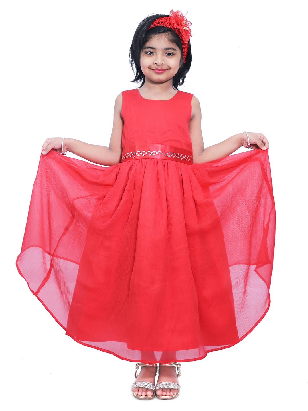 

Wish little Girls A-Line Maxi Dress, Red