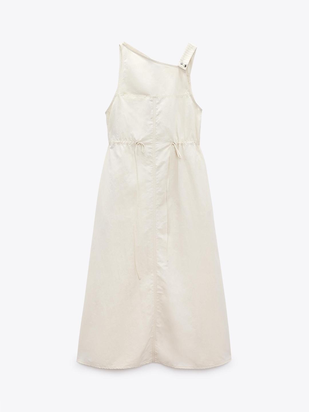 

ZARA Women Beige Dress