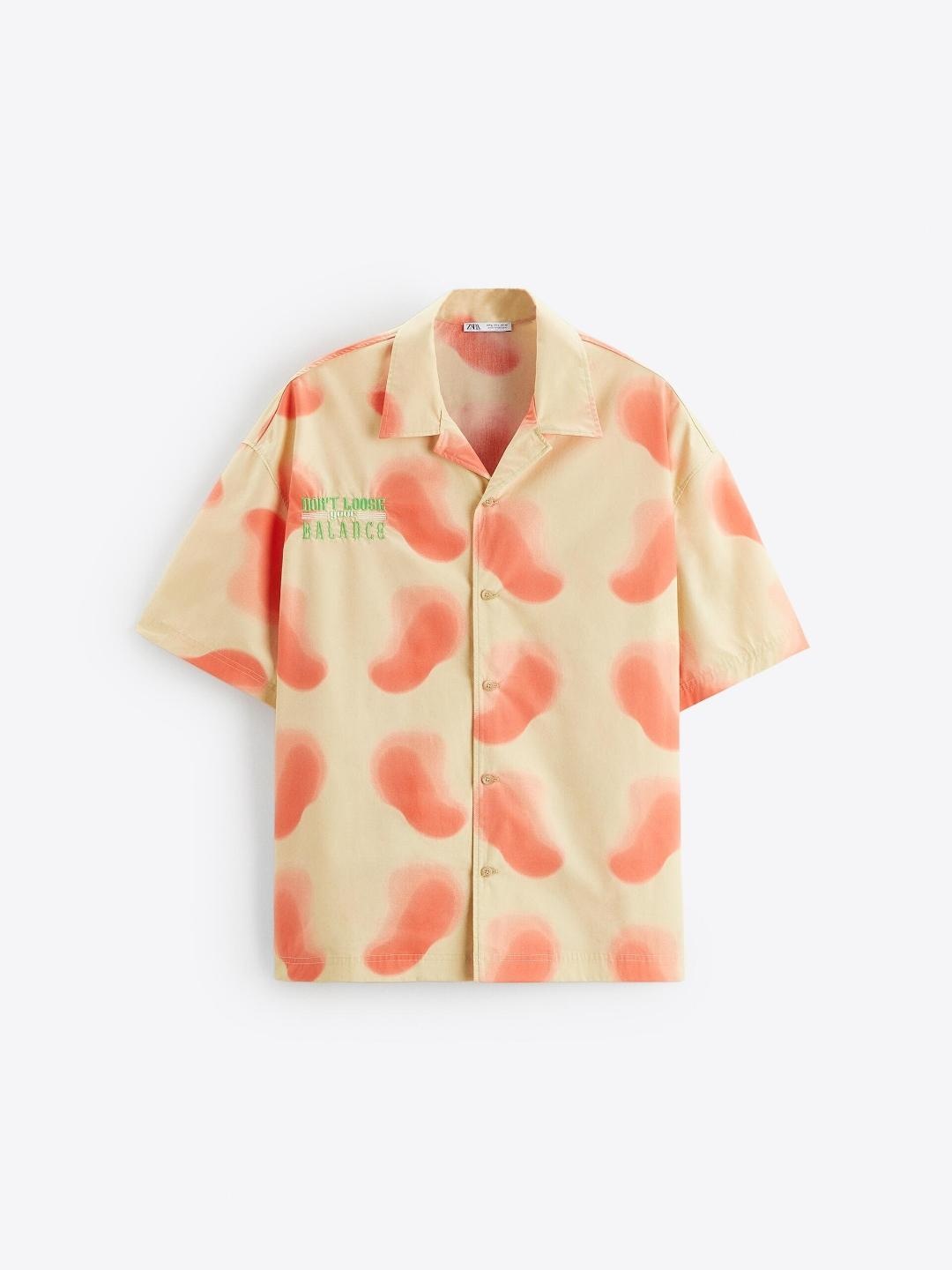 

ZARA Men Shirts, Orange