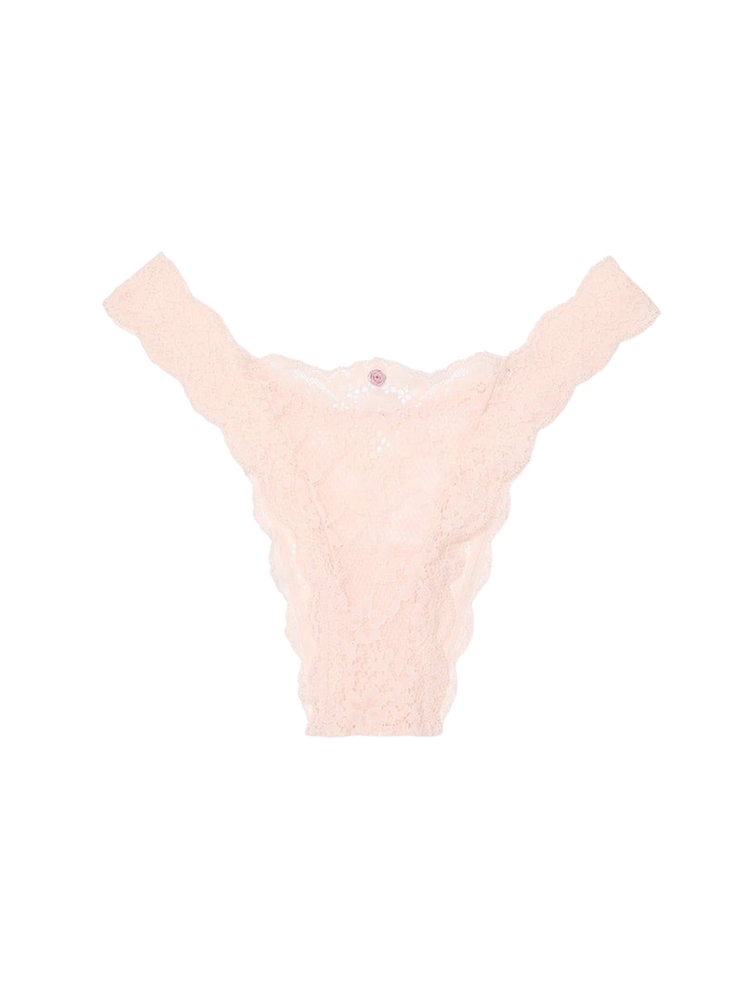 

Victoria's Secret Women Self-Designed Lace Bikini Brief, Beige