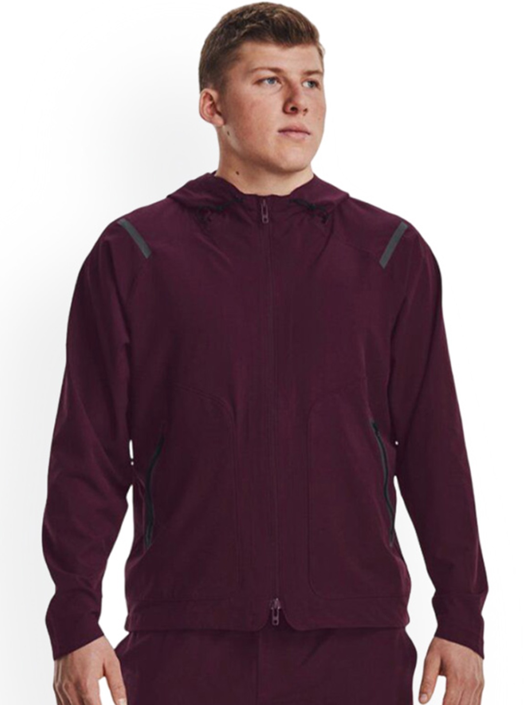 

UNDER ARMOUR Long Sleeve Hooded Jackets, Purple