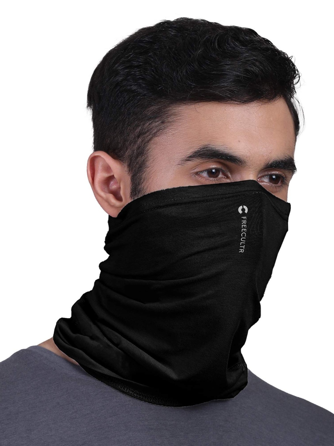 

FREECULTR Unisex Bandana Multipurpose Headband, Black