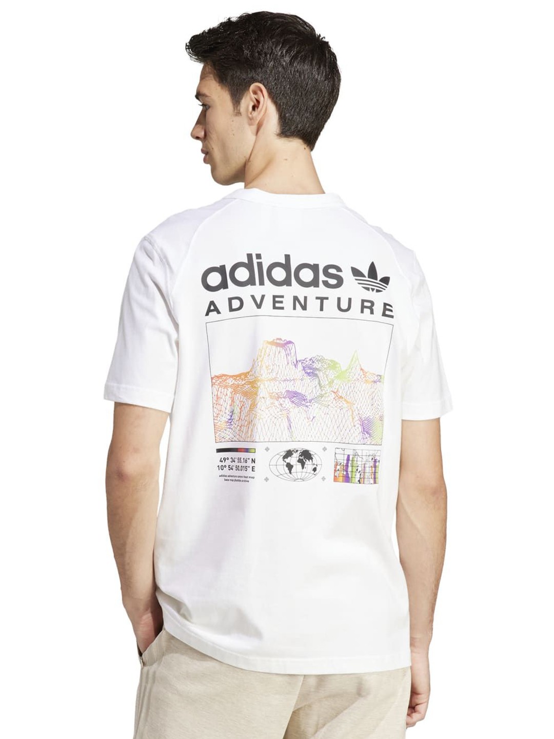 

ADIDAS Originals Men Typography Printed Round Neck Cotton T-shirt, White