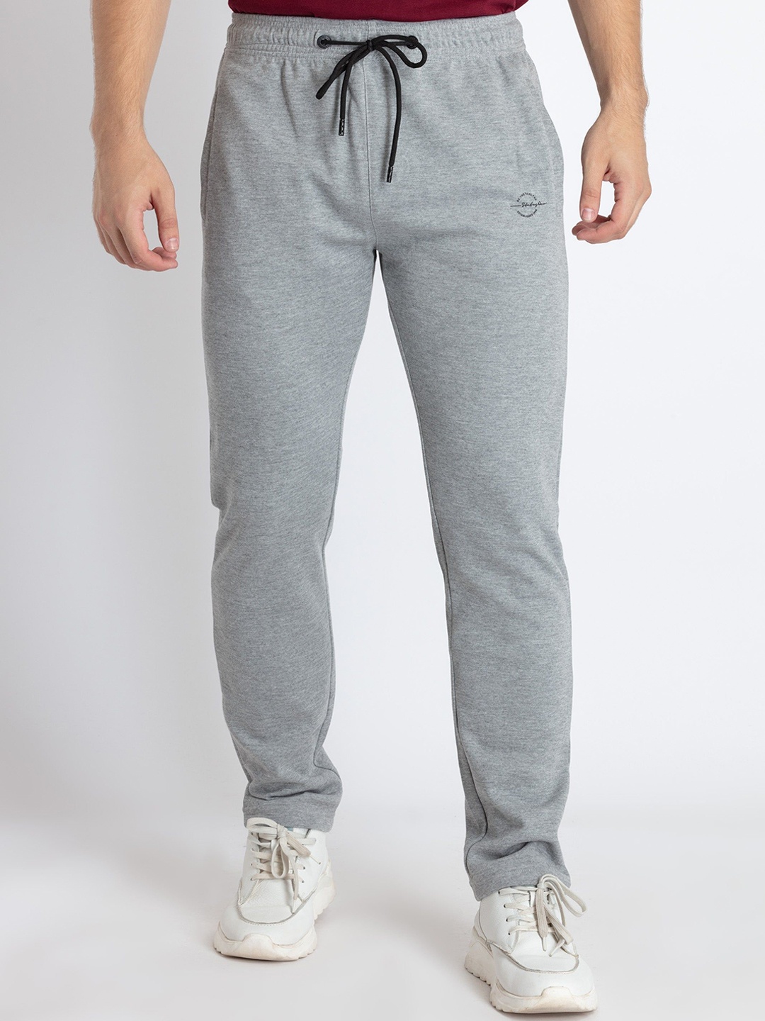 

Status Quo Men Cotton Regular Track Pants, Grey