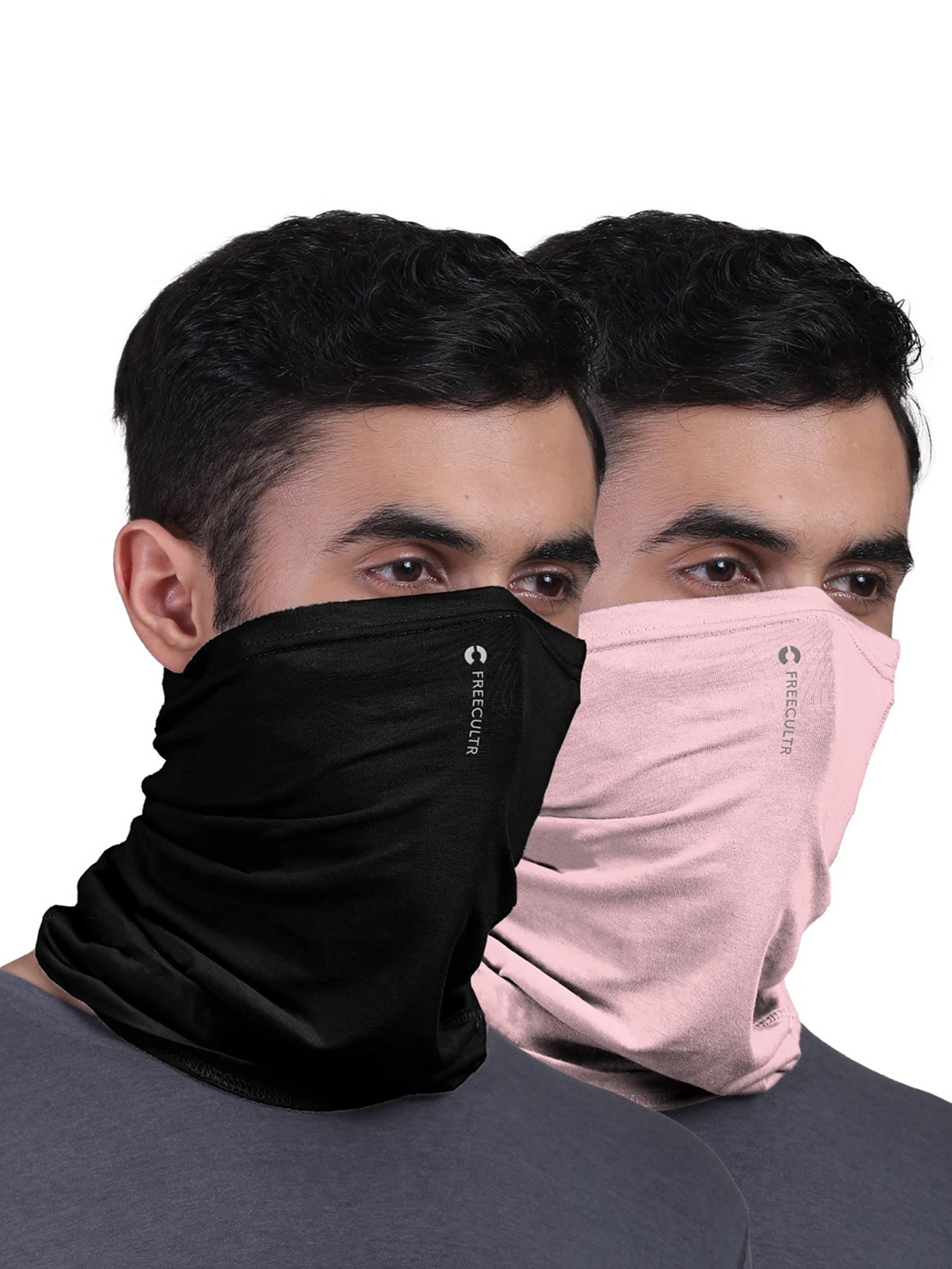 

FREECULTR Unisex Pack Of 2 Bandana Headband, Peach