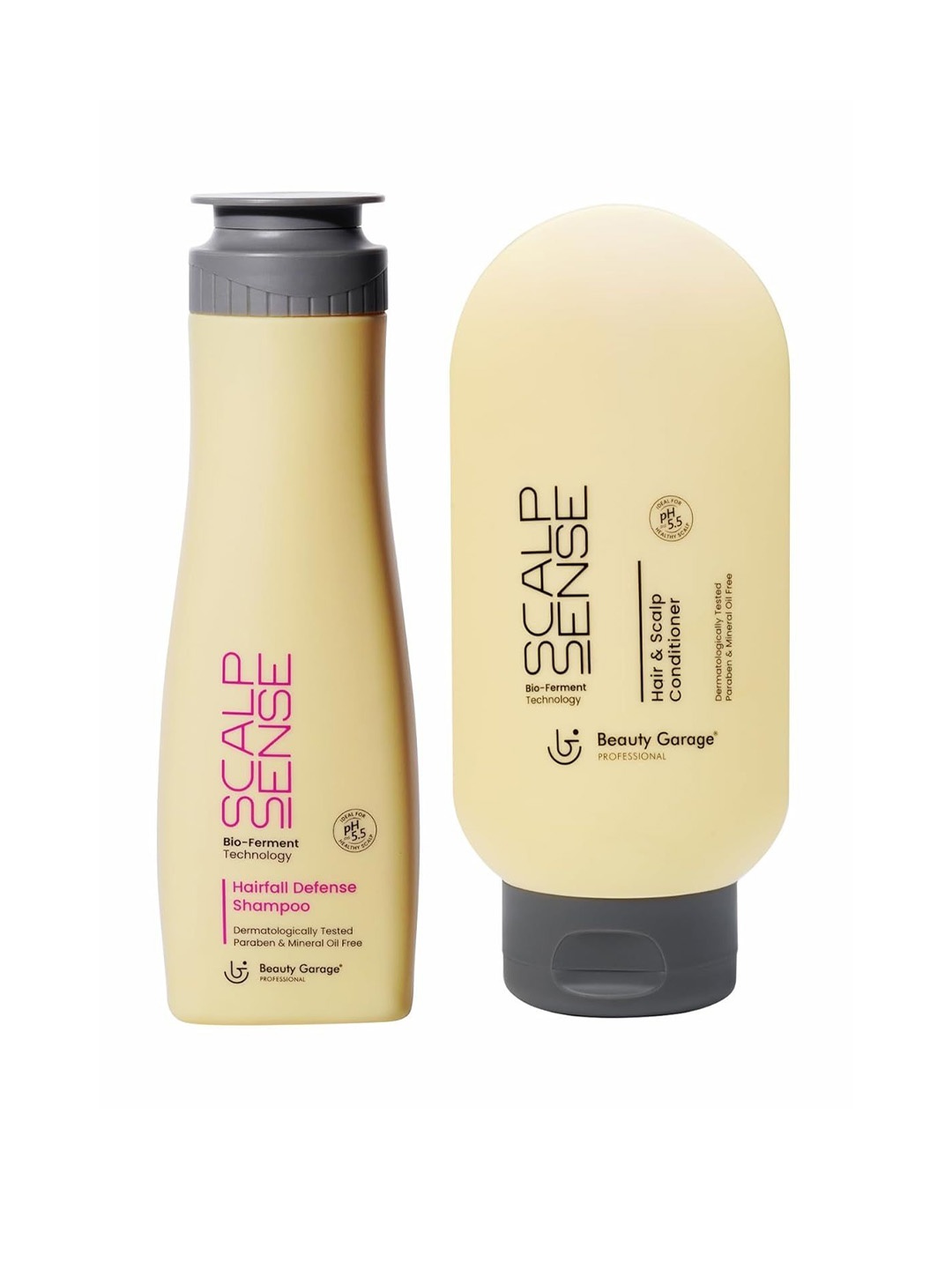 

Beauty Garage Set Of 2 Scalp Sense Shampoo & Conditioner- 200 ml Each, Brown