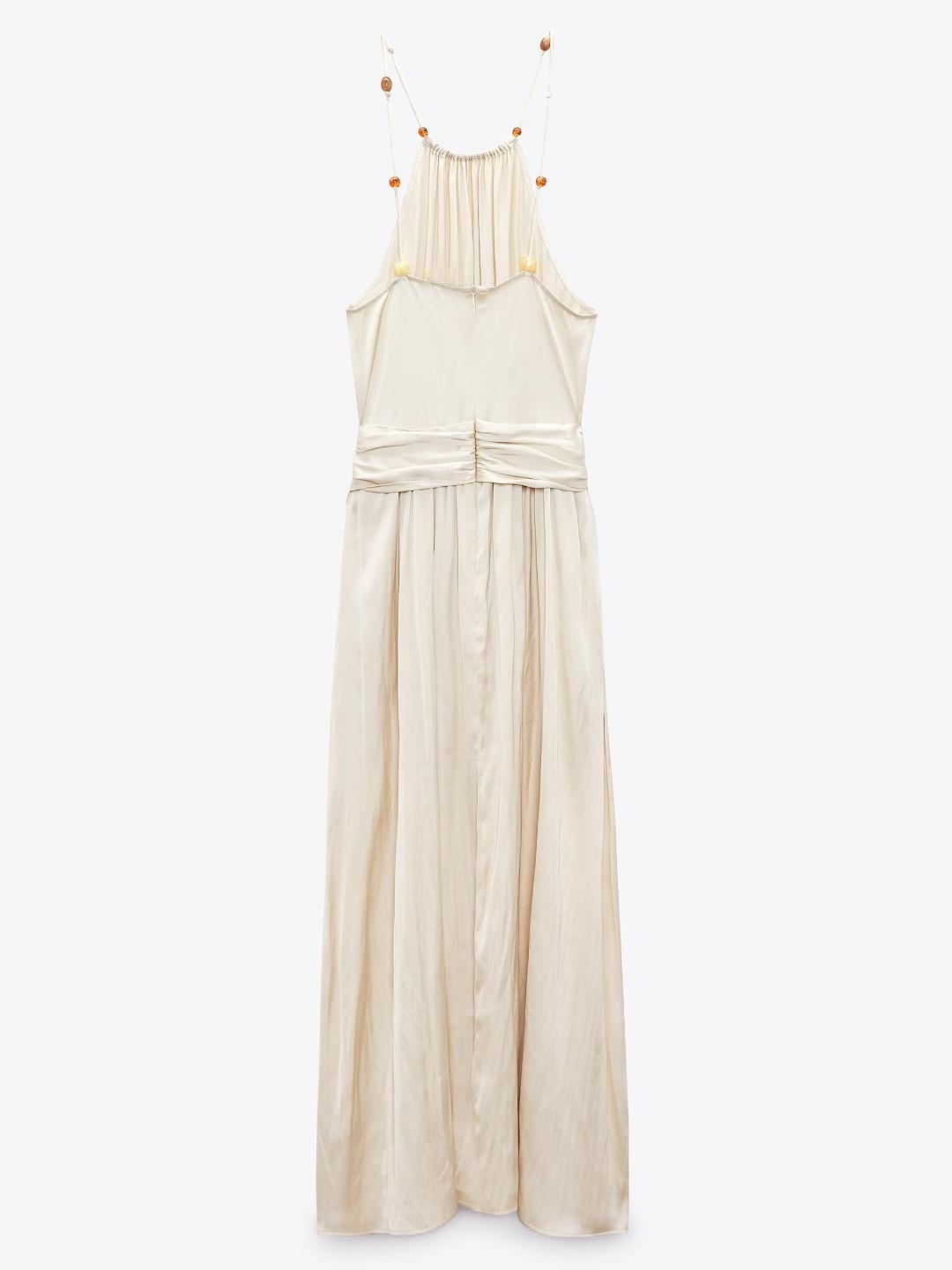 

ZARA Women Champagne Dress