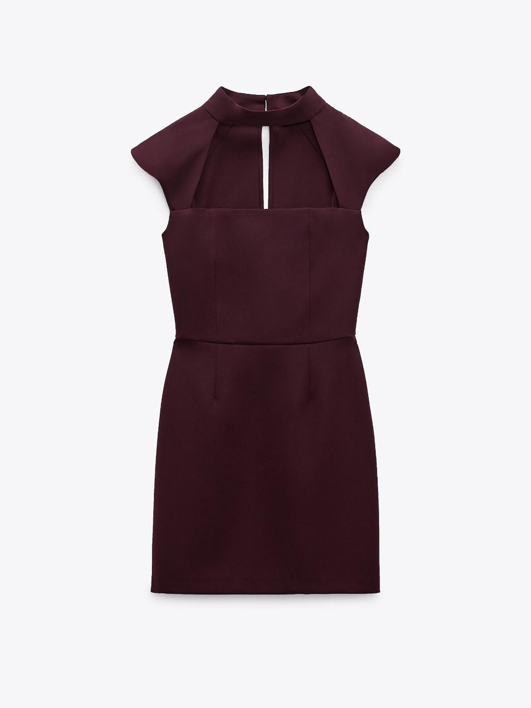 

ZARA Women Purple Dress