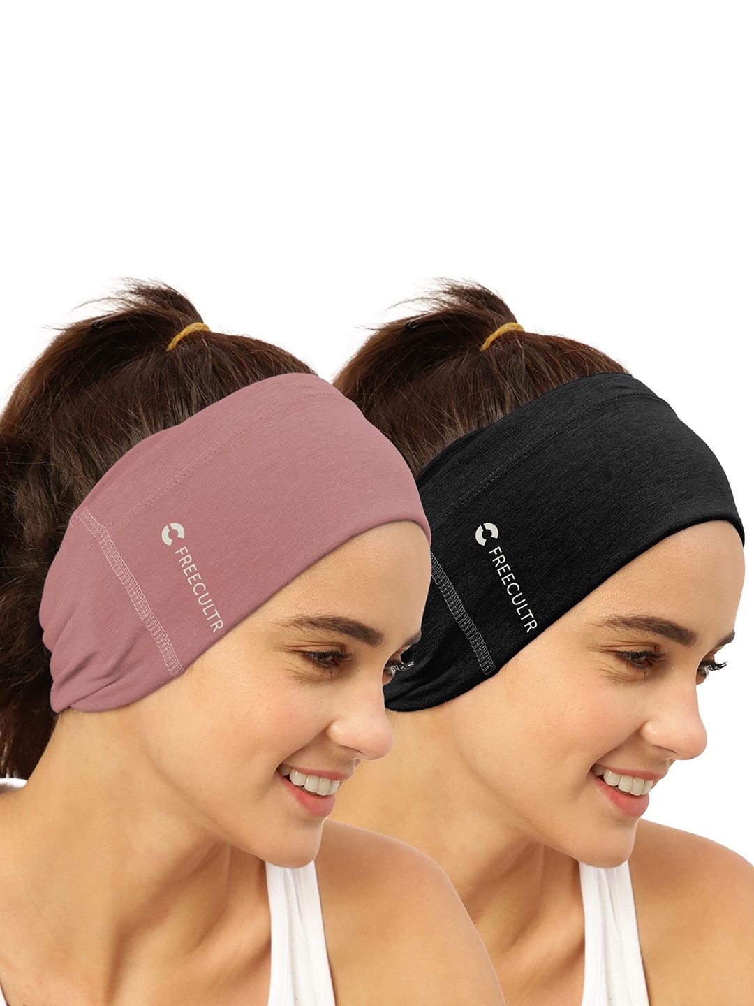 

FREECULTR Unisex Bandana Headband, Peach