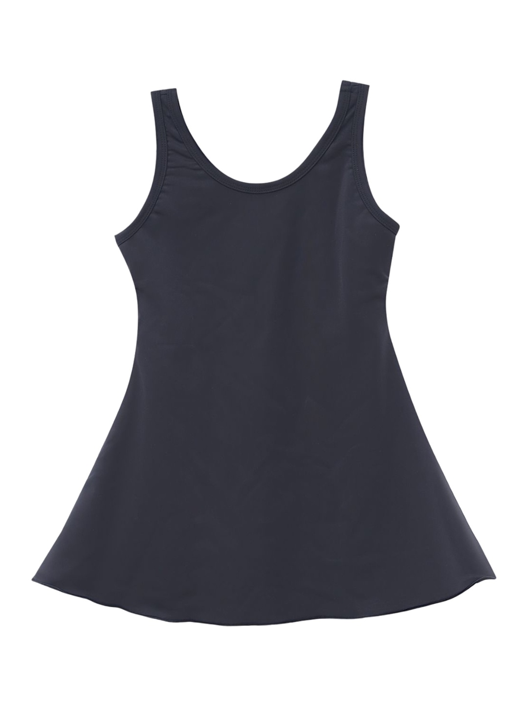 

CUKOO Girls Round Neck Swimming Dress, Black