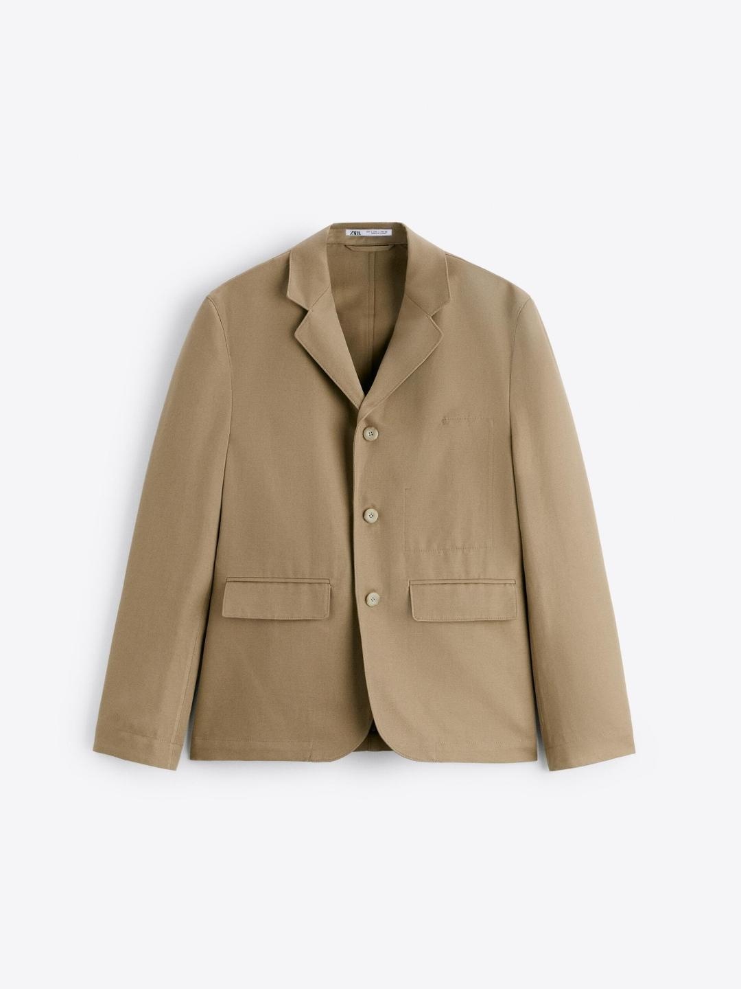 

ZARA Men Tan Blazer