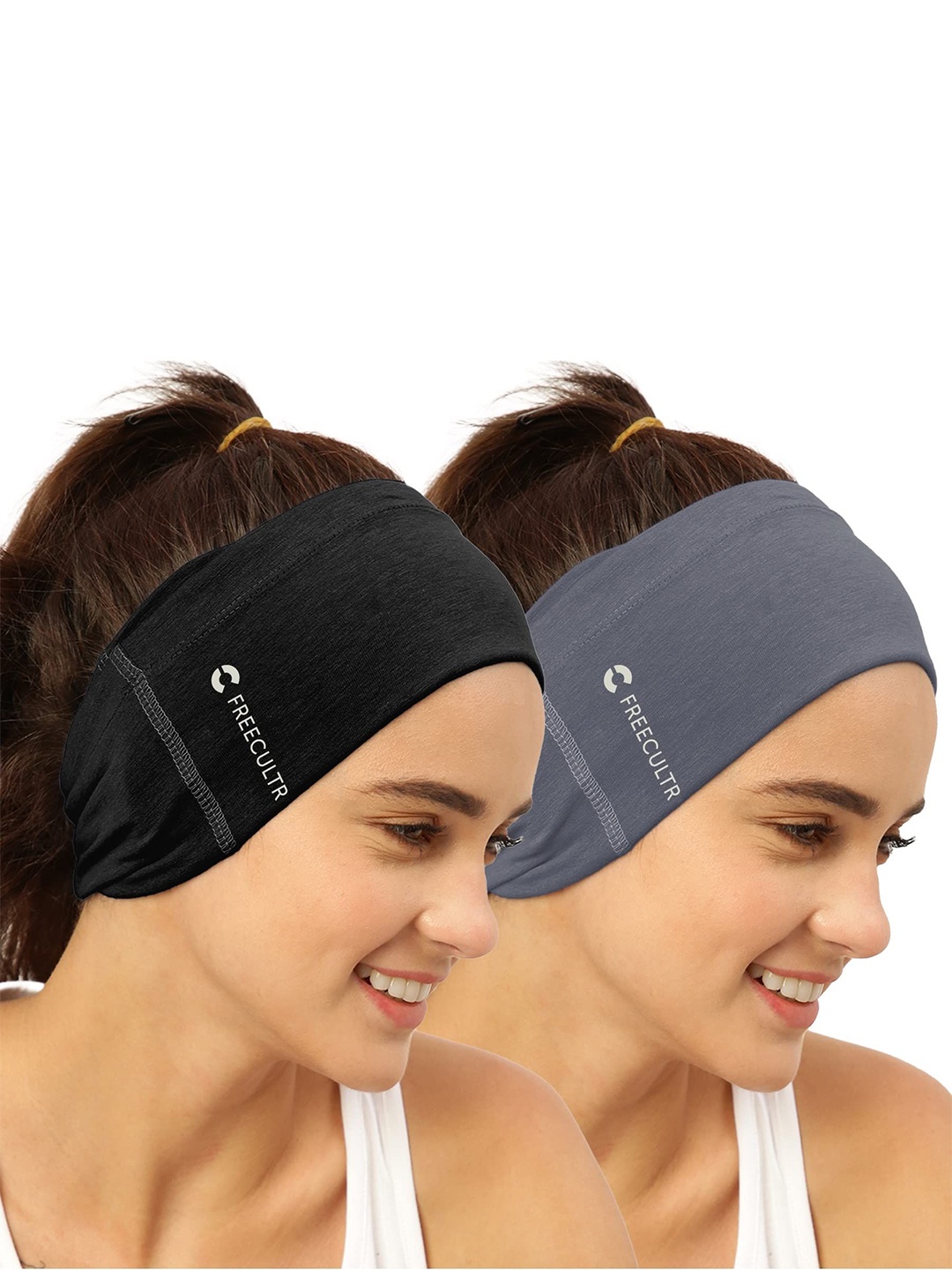 

FREECULTR Unisex Bandana Headband, Black